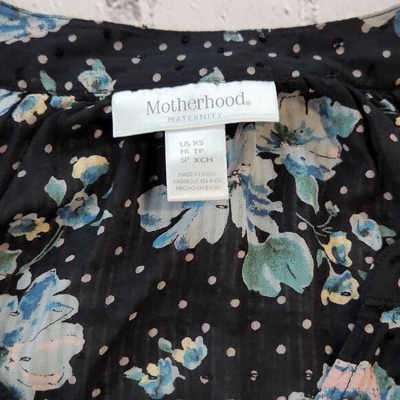 Motherhood Maternity‎ floral blouse XS - Picture 3 of 4
